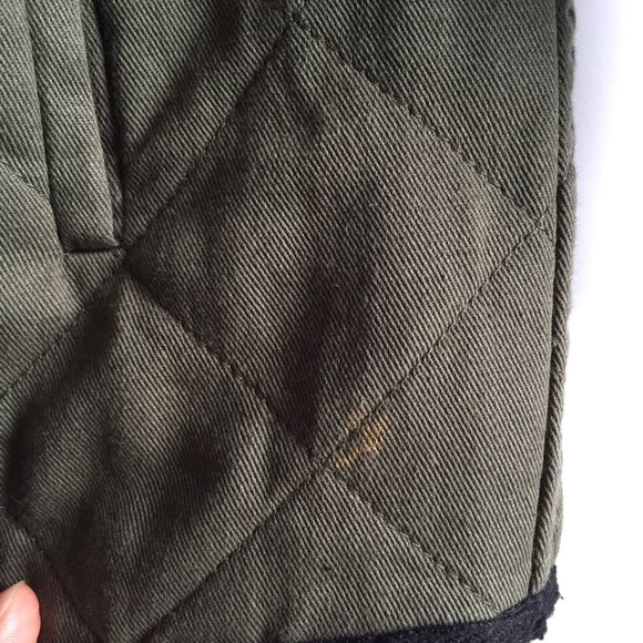 Olive Quilted Jacket - Picture 7 of 8